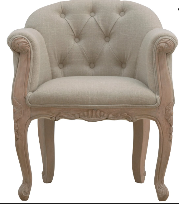 French Style Deep Button Chair - Delight Fittings