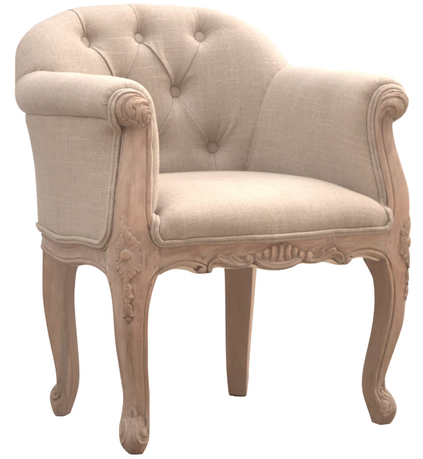 French Style Deep Button Chair - Delight Fittings