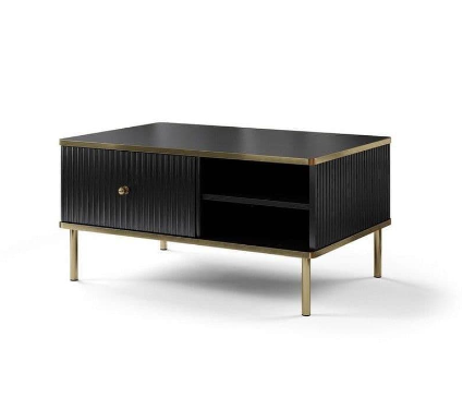 Madison Black And Gold Coffee Table - Delight Fittings