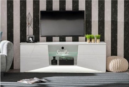 Cartier White Gloss TV Cabinet