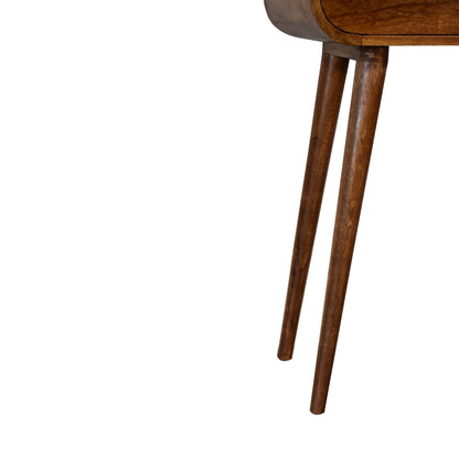 Mini Round Chestnut Console