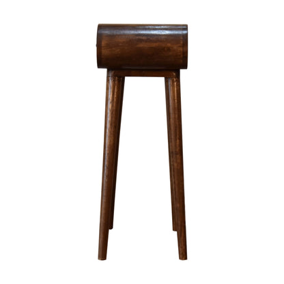 Mini Round Chestnut Console