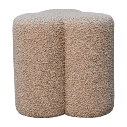 Mud Boucle Clover Footstool