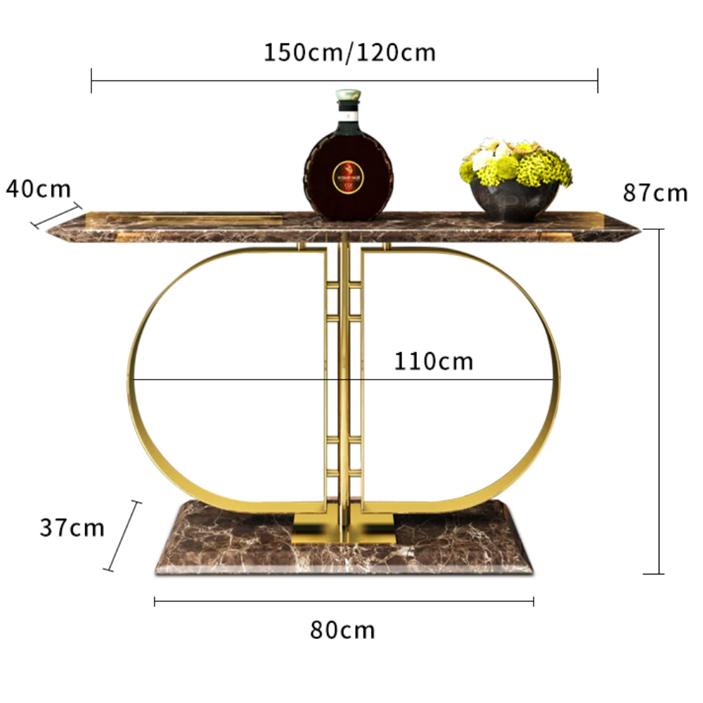 Light Luxury Console Long Table - Delight Fittings