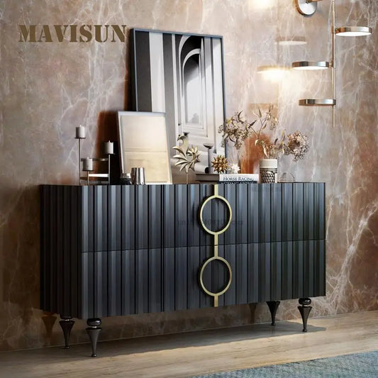 Italian Light Luxury Porch Sideboard Media 