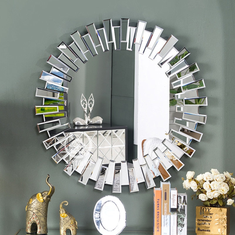 Modern Round Vanity Wall Mirror - Delight Fittings