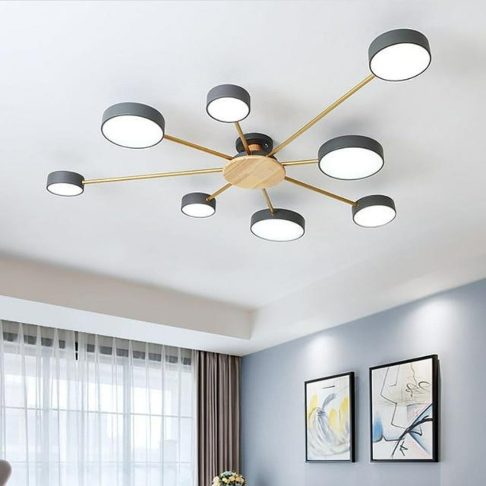 Minimalist Chandelier LED Ceiling Lamp - Delight Fittings