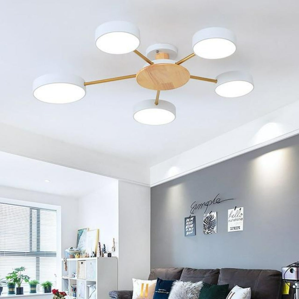 Minimalist Chandelier LED Ceiling Lamp - Delight Fittings