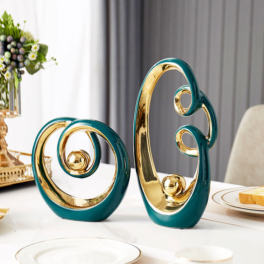 Eternally Winding Abstract Art Sculpture - Delight Fittings