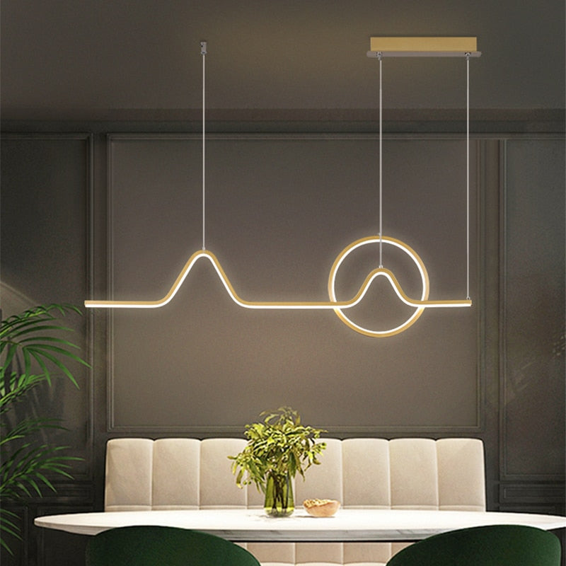 Geometric Lines Ceiling Pendant Lamp - Delight Fittings