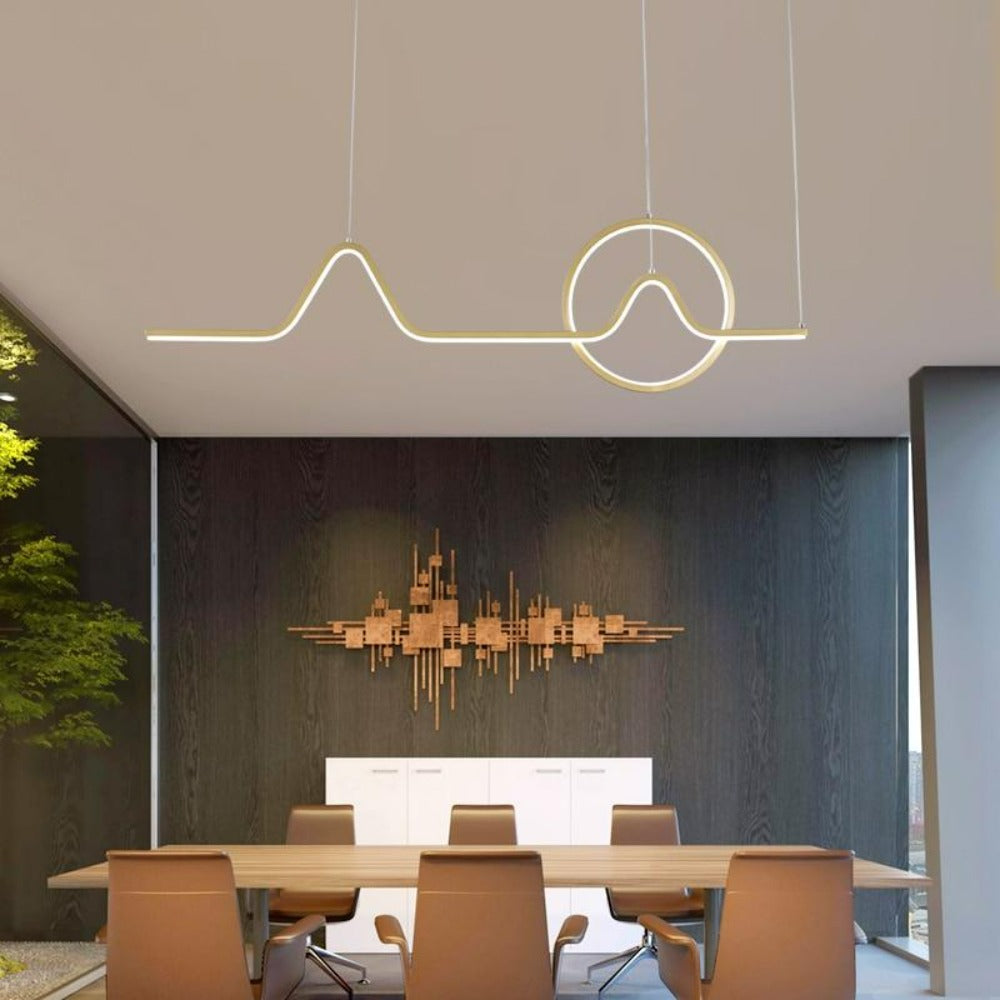 Geometric Lines Ceiling Pendant Lamp - Delight Fittings