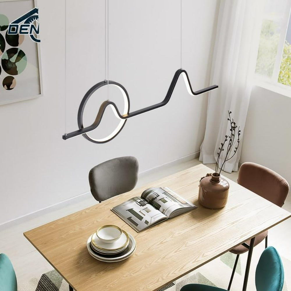 Geometric Lines Ceiling Pendant Lamp - Delight Fittings