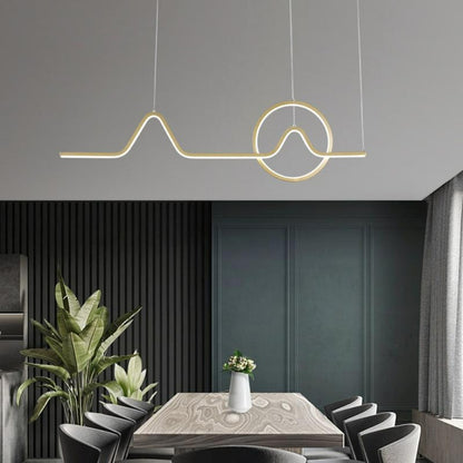 Geometric Lines Ceiling Pendant Lamp - Delight Fittings