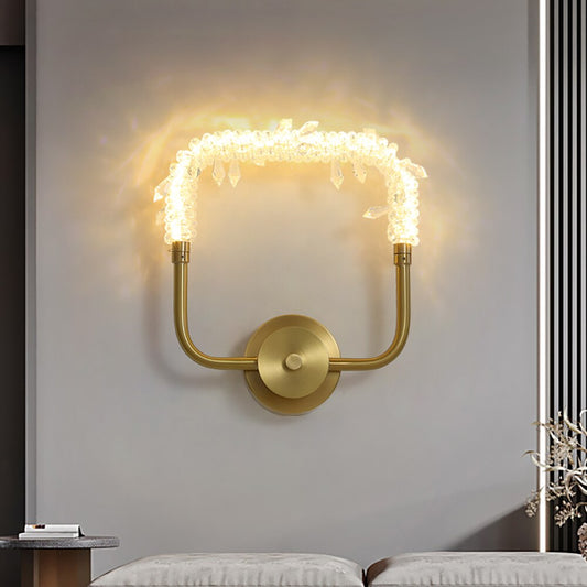 Crystal Halo Wall Light - Delight Fittings