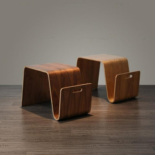 Asymmetrical Wooden Table - Delight Fittings